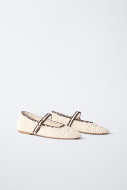 BAILARINA CROCHET / Blanco Crudo - Zara фото 2