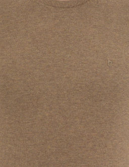 Camel Melanj Slim Fit Bisiklet Yaka Basic Triko Kazak - Pierre cardin фото 6