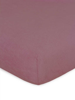 Простыня на резинке Махра - Какао 120*200*20