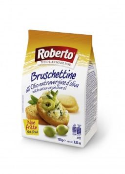Хрустящие хлебцы Брускеттине с оливковым маслом "Roberto" (0,100 кг)