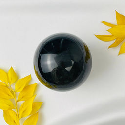 Шар из Обсидиана золотистого