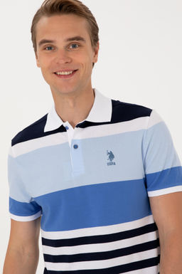 Erkek Regular Fit Polo Yaka _ndigo Ti__rt Sepette S_rpriz _ndirim - U.s. polo assn фото 2