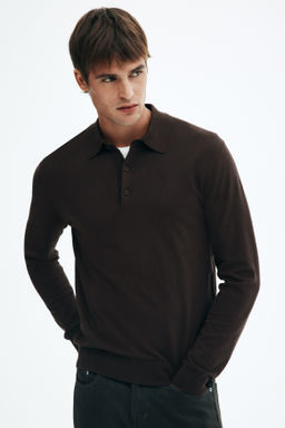 Polo en punto fino Regular Fit - H&m фото 4