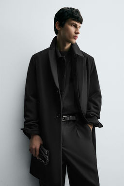 REGULAR FIT WOOL COAT - Zara фото 5