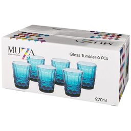НАБОР СТАКАНОВ СЕРПЕНТИНА ИЗ 6ШТ. СЕРИЯ MUZA COLOR 270МЛ. / В=10 СМ - Lefard фото 2