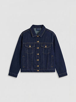 K?z ?ocuk Jean Ceket