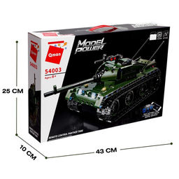 Конструктор радиоуправляемый Qman «Боевой танк», 418 деталей