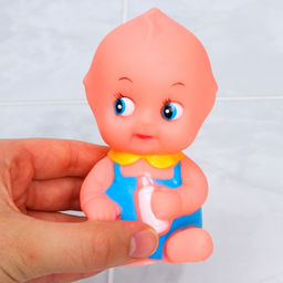 Резиновая игрушка для ванны «Пупсик», 10 см, с пищалкой, 1 шт.
