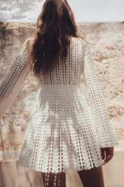 Vestido efecto crochet - H&m фото 5