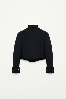 CROPPED BUTTONED JACKET - THE ITEM ZARA WOMAN  фото 15