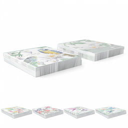 Цена за 5 шт. Тетрадь общая ученическая ErichKrause Тропические птицы, 48 листов, клетка, мат.лам.+выб. УФ-лак+тиснение фольгой+конгрев, доп.лист_MIX-PACK  фото 9