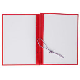 Папка Личное дело, бумвинил, гребешки/сутаж, без бумаги, красная (вместимость до 300 листов) - Calligrata фото 3