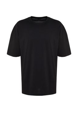TRENDYOL MAN Siyah Oversize/Genis Kesim Tropik Arizona Sehir Bask?l? %100 Pamuklu T-Shirt TMNSS23TS00164 - Trendyolmilla фото 8