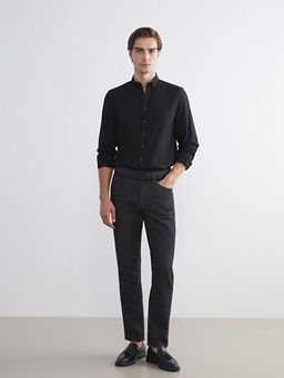 Slim Fit Uzun Kollu Oxford Erkek G?mlek