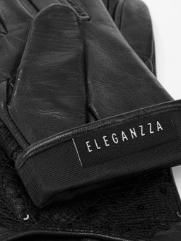 Перчатки женские ш/п IS01823 black - Eleganzza фото 4