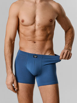 Цена за 2 штуки! Трусы боксеры мужские синие - Mark formelle фото 4