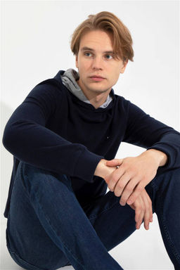 Мужская темно -синяя толстовка Неожиданная скидка в корзине - U.s. polo assn фото 4