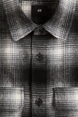Sobrecamisa de franela Regular Fit - H&m фото 4