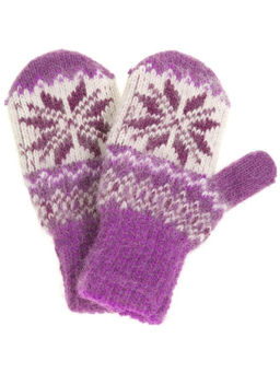 Варежки детские "Орнамент со вставкой" 0410-8