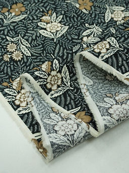 Импорт. хлопок Кармина цв.черный, ш.1.5м, хлопок-100%, 100гр/м.кв - Купава фото 5