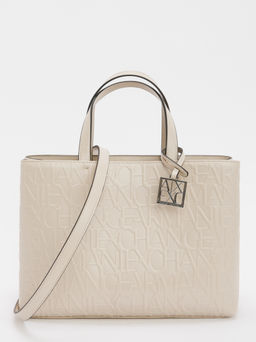 Женский тоут ARMANI EXCHANGE LIZ Артикул 4361188, серо-бежевый