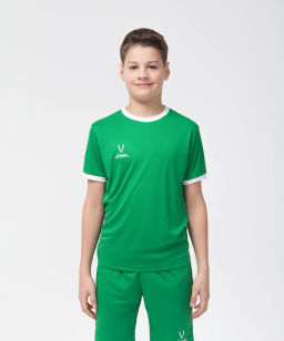 Футболка футбольная JOGEL CAMP Origin, зеленый/белый, детский