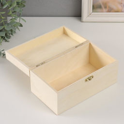 Шкатулка дерево под роспись «Прямоугольная», замок крючок, 20.5×11.5×10 см