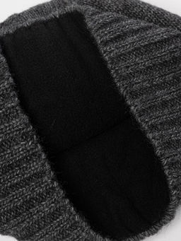 Шапка муж. шерсть+акр LB-A53107 d.grey - Labbra фото 4