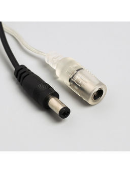 Гирлянда «Конский хвост» 10 нитей по 1.5 м, IP20, серебристая нить, 150 LED, свечение тёплое белое, 12 В