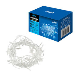 ULD-S1000-100/DTA BLUE IP20 Гирлянда светодиодная, 10м. 100 светодиодов. Синий свет. Провод прозрачный. ТМ Uniel - Volpe фото 8