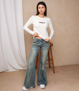 Лонгслив #КТ9072, кремовый - Dommod фото 4