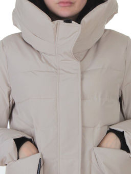 PE23-2 BEIGE Куртка зимняя женская оверсайз (150 гр. холлофайбер)