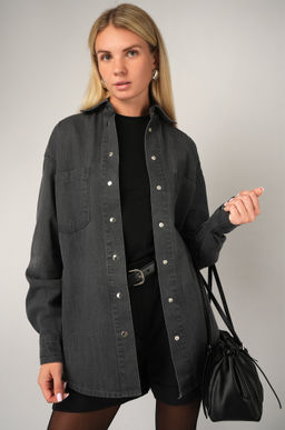 Женская джинсовая рубашка Happyfox