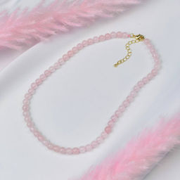 Бусы из Розового кварца 42 см +