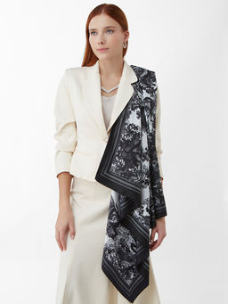 Большой, мягкий, тонкий и очень нежный платок с рисунком - Tantino фото 5