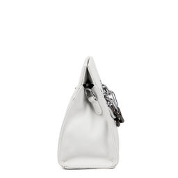 Y9028B white, женская кожаная сумка "Кросс-боди" Barcelo Biagi