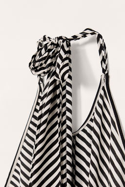 LIMITED EDITION STRIPED HALTER DRESS - Zara фото 16