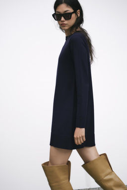 SHORT PLAIN KNIT DRESS - Zara фото 2