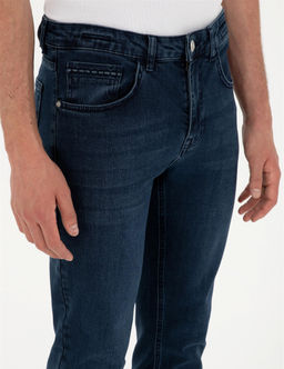 Lacivert Slim Fit Jean Pantolon - Pierre cardin фото 5