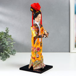 Кукла коллекционная «Китаянка в национальном платье», 32×12.5×12.5 см
