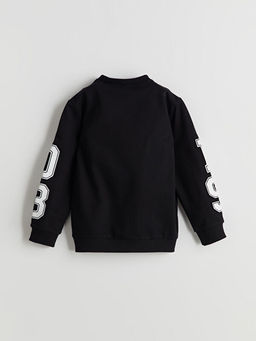 Be?ikta? Bask?l? Erkek ?ocuk Sweatshirt