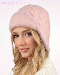 05012AgТ1 Коса травка Ушанка женская (54-58)