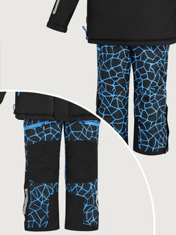 Костюм 7з2925 черный/электрик