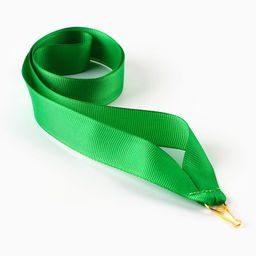 Цена за 10 шт. Лента для медали, зеленая