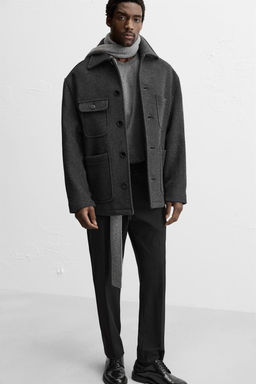 COMFORT FIT JOGGER WAIST TROUSERS - Zara фото 5