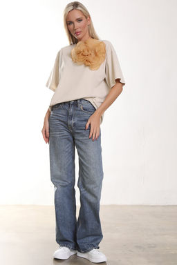 Футболка П-2227/9 Цвет:бежевый - Леди агата фото 3