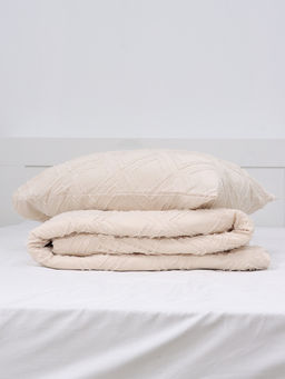 Постельное бельё евро LoveLife Tufting Ромб, микрофайбер