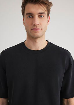 Siyah Tisort - Mavi фото 6