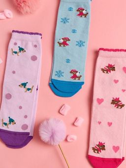 OMSA kids Calzino 21P63 (собачки) - Blu Сhiaro  фото 2