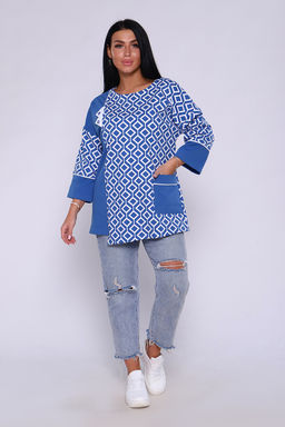 Туника Натали 38575 хлопок с лайкрой  фото 4